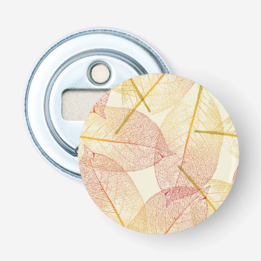 Herbstmuster Flaschenöffner (Vorderseite)