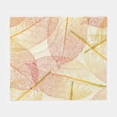 Herbstmuster Fleecedecke (Vorderseite (Horizontal))