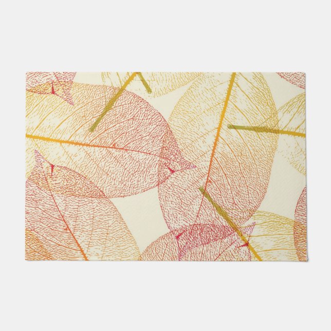 Herbstmuster Fußmatte (Vorderseite)