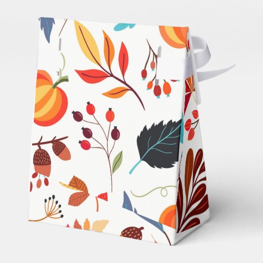 Herbstmuster-Geschenkboxen Geschenkschachtel (Rückseite)