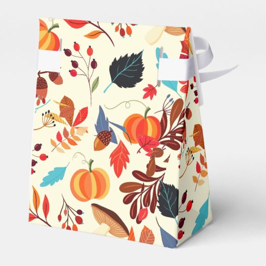 Herbstmuster-Geschenkboxen Geschenkschachtel (Rückseite)