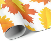 Herbstmuster Geschenkpapier (Rolleneckpunkt)