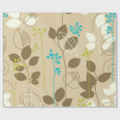 Herbstmuster Geschenkpapier (Flach)