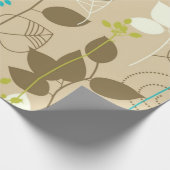 Herbstmuster Geschenkpapier (Ecke)