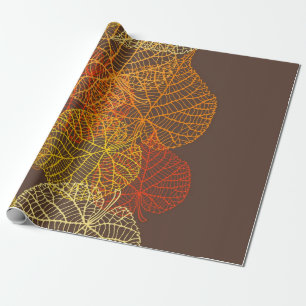 Herbstmuster Geschenkpapier