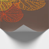 Herbstmuster Geschenkpapier (Ecke)