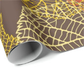 Herbstmuster Geschenkpapier (Rolleneckpunkt)