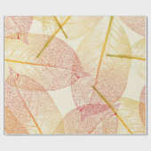 Herbstmuster Geschenkpapier (Flach)