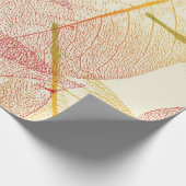 Herbstmuster Geschenkpapier (Ecke)