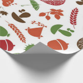 Herbstmuster Geschenkpapier (Ecke)