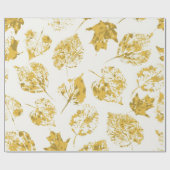Herbstmuster Geschenkpapier (Flach)
