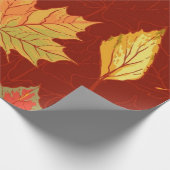 Herbstmuster Geschenkpapier (Ecke)