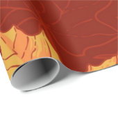 Herbstmuster Geschenkpapier (Rolleneckpunkt)