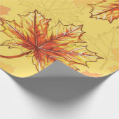 Herbstmuster Geschenkpapier (Ecke)