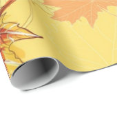 Herbstmuster Geschenkpapier (Rolleneckpunkt)