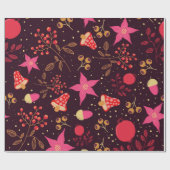 Herbstmuster Geschenkpapier (Flach)