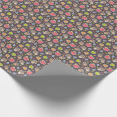 Herbstmuster Geschenkpapier (Ecke)