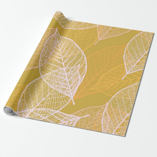 Herbstmuster Geschenkpapier (Ungerollt)