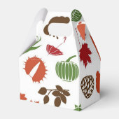 Herbstmuster Geschenkschachtel (Rückseite)