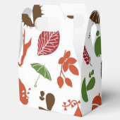 Herbstmuster Geschenkschachtel (Geöffnet)