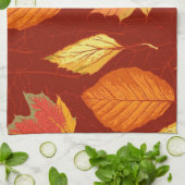 Herbstmuster Geschirrtuch (Gefaltet)
