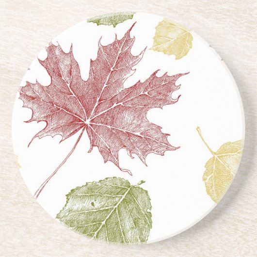 Herbstmuster Getränkeuntersetzer (Vorne)