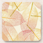 Herbstmuster Getränkeuntersetzer (Vorderseite)