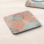 Herbstmuster Getränkeuntersetzer (Linke Seite)