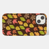 Herbstmuster iPhone Hülle (Rückseite (Horizontal))