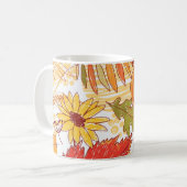 Herbstmuster Kaffeetasse (Vorderseite Links)