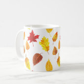 Herbstmuster Kaffeetasse (Vorderseite Links)
