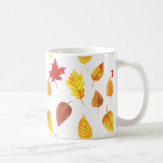 Herbstmuster Kaffeetasse (Rechts)