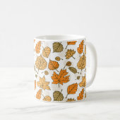Herbstmuster Kaffeetasse (VorderseiteRechts)