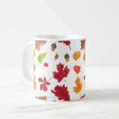 Herbstmuster Kaffeetasse (Vorderseite Links)