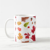 Herbstmuster Kaffeetasse (Links)