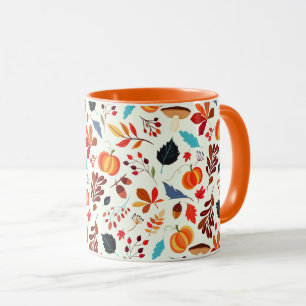 Herbstmuster-Kaffeetasse Herbstlaub Tasse