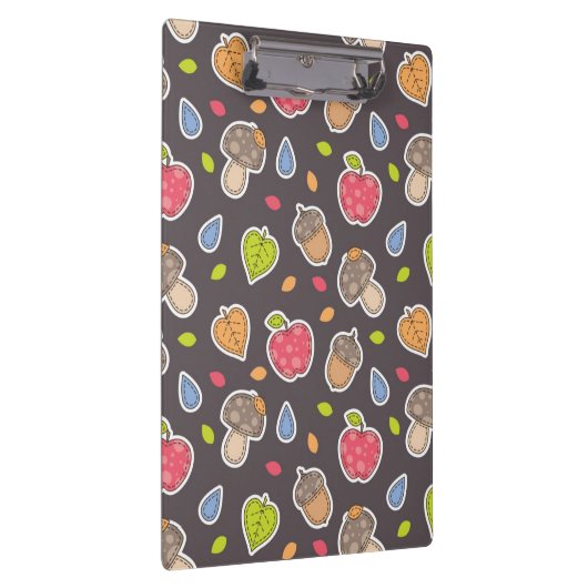 Herbstmuster Klemmbrett (Rechts)