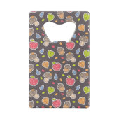 Herbstmuster Kreditkartenflaschenöffner (Rückseite)