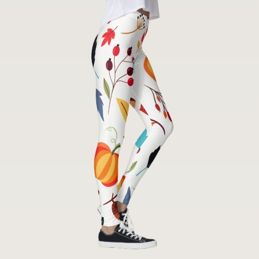 Herbstmuster Leggings (Rechts)