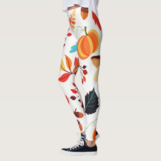 Herbstmuster Leggings (Links)