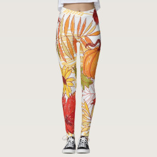 Herbstmuster Leggings