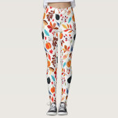 Herbstmuster Leggings (Vorderseite)