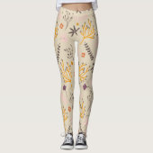 Herbstmuster Leggings (Vorderseite)