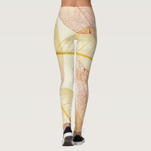 Herbstmuster Leggings (Rückseite)