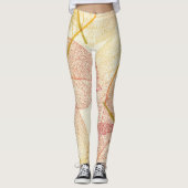 Herbstmuster Leggings (Vorderseite)
