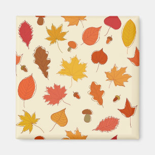 Herbstmuster Magnet