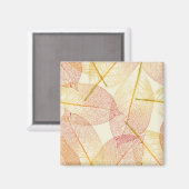 Herbstmuster Magnet (Vorderseite/Rückseite)