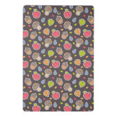 Herbstmuster Mini Klemmbrett (Rückseite)