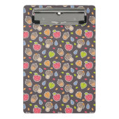 Herbstmuster Mini Klemmbrett (Vorderseite)