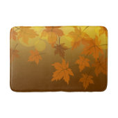 Herbstmuster mit abfallenden Ahorn-Blätter und Buc Badematte (Vorderseite)